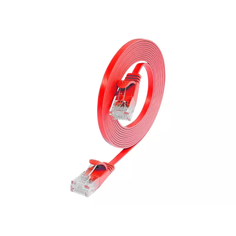 Wirewin Cat.6 Slim Patchkabel, U/UTP, 1,5 m, Rot PKW-SLIM-KAT6 1.5 RT