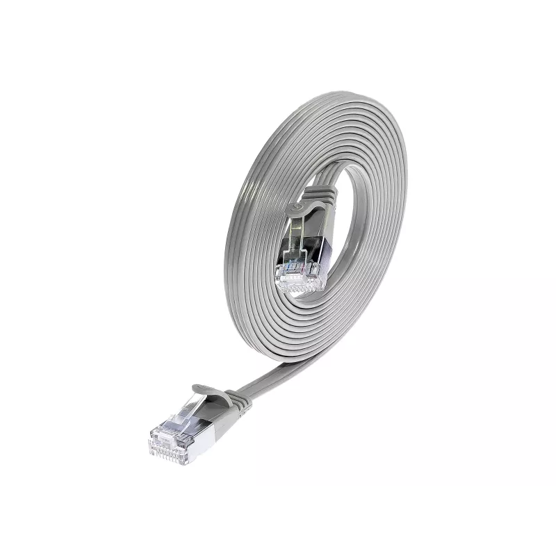 Wirewin Triotronik Cat6 U/FTP Slim Patchkabel 0,25m Grau PKW-STP-SLIM-KAT6 0.25
