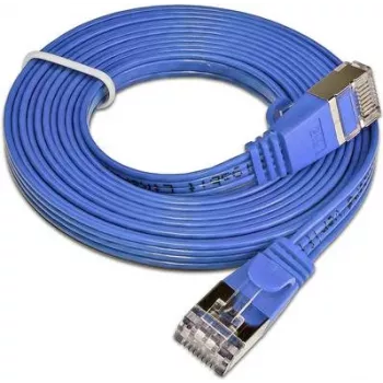 Wirewin Triotronik Cat 6 Patchkabel 0,25m Blau U/FTP (STP) RJ-45 Stecker/Stecker PKW-STP-SLIM-KAT6 0.25 BL