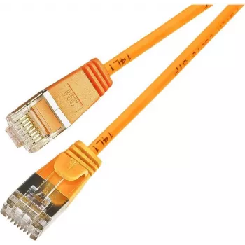 Wirewin Triotronik PKW-LIGHT-STP-K6 10.0 OR Cat6 F/FTP Patchkabel, RJ45 Stecker zu Stecker, 10 m, Orange