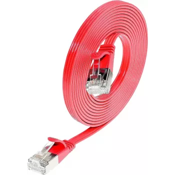 Wirewin Triotronik PKW-STP-SLIM-KAT6 2.0 RT Cat6 U/FTP Slim Ethernet-Patchkabel, RJ45 Stecker zu Stecker, 10/100/1000Base-T(X), Schwarz
