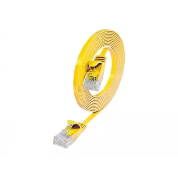 Wirewin SLIM U6 25 GE - Cat.6 Slim Ethernet Patchkabel, U/UTP, 25 m, Gelb PKW-SLIM-KAT6 25.0 GE