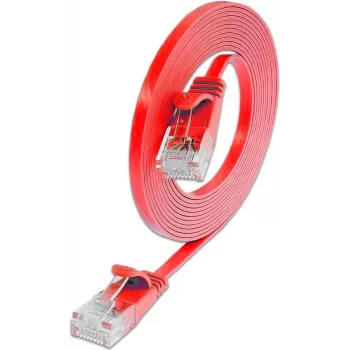 Wirewin SLIM U6 3 RT - Cat.6 Slim Patchkabel, U/UTP, 3,0 m, Rot PKW-SLIM-KAT6 3.0 RT