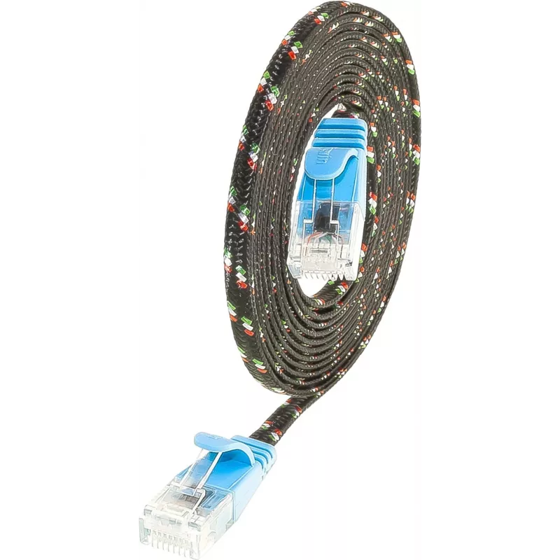 Wirewin PKW-TOUGH-K6 1.0 BL - Cat.6 Slim Tough Ethernet Patchkabel, U/UTP, 1 m, Blau