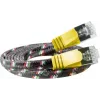 Wirewin Triotronik Cat6 1m gelbes U/FTP STP RJ45 Patchkabel PKW-TOUGH-STP-K6 1.0 GE