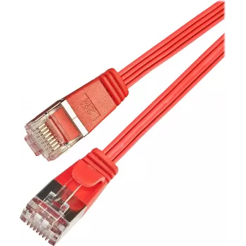 Wirewin Triotronik PKW-STP-SLIM-KAT6 5.0 RT Cat6 U/FTP Slim Ethernet Patchkabel, 5 m, Schwarz