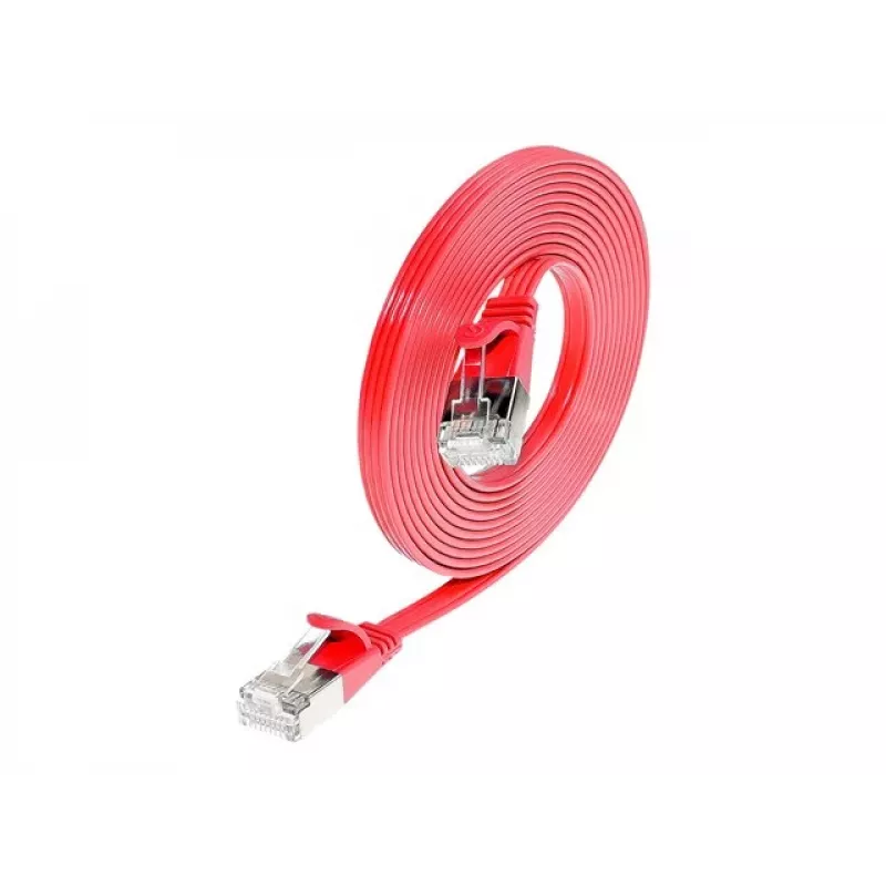 Wirewin Triotronik PKW-STP-SLIM-KAT6 5.0 RT Cat6 U/FTP Slim Ethernet Patchkabel, 5 m, Schwarz