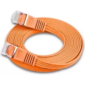 Wirewin Triotronik 0,15m Cat6 U/FTP Patchkabel, RJ-45 auf RJ-45, Orange PKW-STP-SLIM-KAT6 0.15 OR