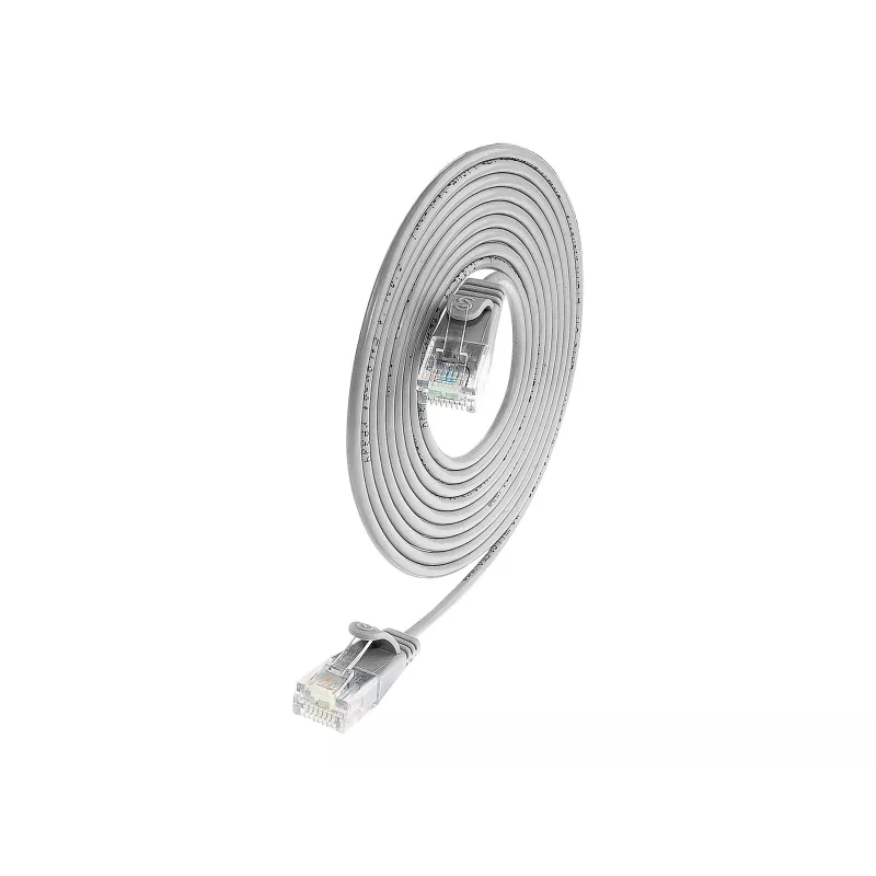 Wirewin Cat.6 Slim-Light Patchkabel U/UTP 0,15m Grau (PKW-LIGHT-K6 0.15)