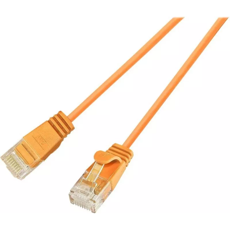 Wirewin Cat.6 SLIM-Light Patchkabel, U/UTP, 0,15 m, Orange (PKW-LIGHT-K6 0.15 OR)