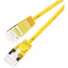 Wirewin Cat 6a U/FTP Slim Ethernet Patchkabel, Gelb, 0,5 m PKW-LIGHT-STP-K6A 0.5 GE