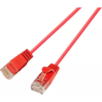Wirewin Cat.6 Slim-Light Patchkabel U/UTP 1,0 m Rot PKW-LIGHT-K6 1.0 RT