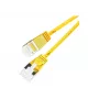 Wirewin Slim Round U/FTP Cat 6a Patchkabel, 7,0 m, Gelb, PoE, 10 Gbps PKW-LIGHT-STP-K6A 7.0 GE