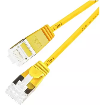 Wirewin Slim Round U/FTP Cat 6a Patchkabel, 7,0 m, Gelb, PoE, 10 Gbps PKW-LIGHT-STP-K6A 7.0 GE