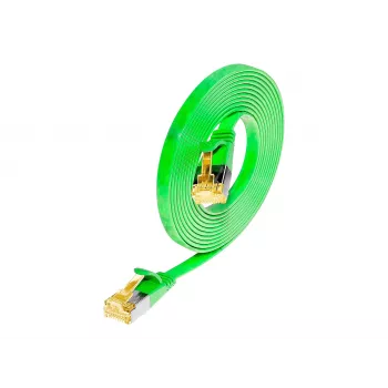 Wirewin Cat6a U/FTP Slim Patchkabel, RJ-45, 3m, Grün PKW-STP-SLIM-K6A 3.0 GN