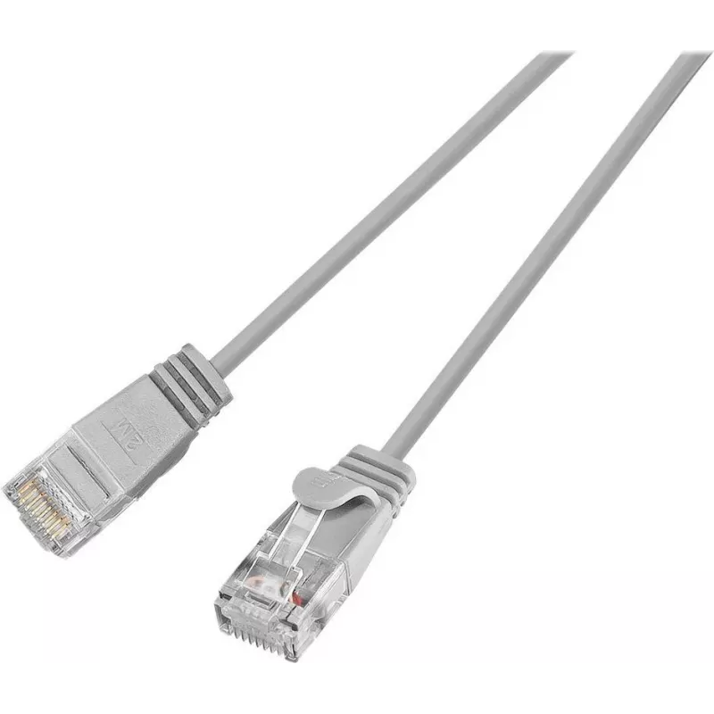 Wirewin SLIM UL6 10 GR - Cat.6 SLIM-Light Patchkabel, U/UTP, 10 m, Grau (PKW-LIGHT-K6 10.0)