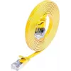 Wirewin Triotronik Cat6 U/FTP Patchkabel, 20 m, RJ45 Stecker zu Stecker, Gelb PKW-STP-SLIM-KAT6 20.0 GE