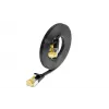Wirewin Cat6a U/FTP Slim Patchkabel, RJ45, 2m, Schwarz PKW-STP-SLIM-K6A 2.0 SW
