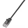 Wirewin Triotronik PKW-LIGHT-STP-K6 0,5 SW Cat6 S/FTP Patchkabel, Schwarz, 0,5 m
