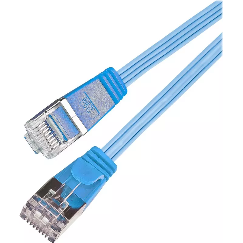 Wirewin SLIM S6 25 BL - Cat.6 SLIM Patchkabel, STP(PIMF), 25 m, Blau PKW-STP-SLIM-KAT6 25.0 BL