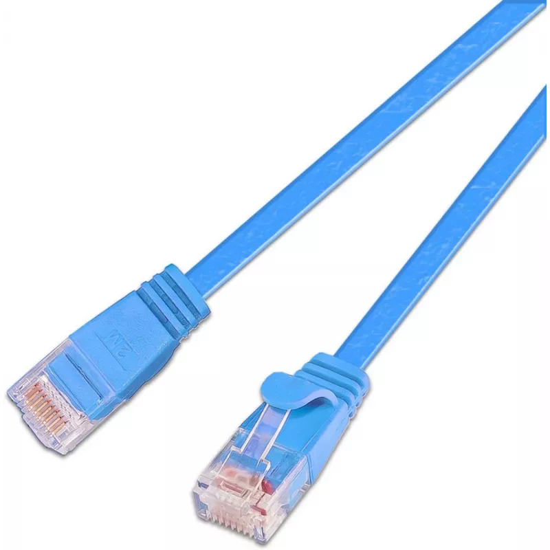 Wirewin SLIM S6 25 BL - Cat.6 SLIM Patchkabel, STP(PIMF), 25 m, Blau PKW-STP-SLIM-KAT6 25.0 BL