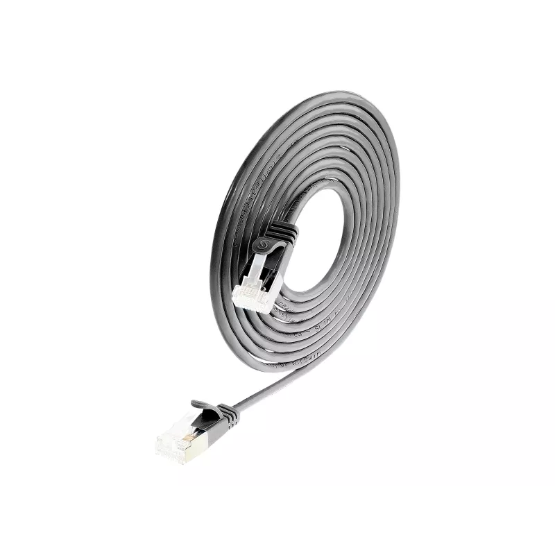 Wirewin Slim Patchkabel U/FTP Cat 6a Schwarz 7,0 m PKW-LIGHT-STP-K6A 7.0 SW