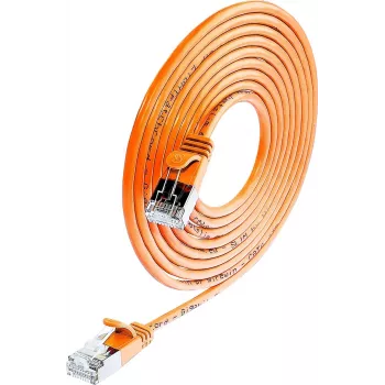 Wirewin SLIM SL6 15 OR - Cat.6 Slim-Light Kabel, U/FTP, 15 m, Orange (PKW-LIGHT-STP-K6 15.0 OR)
