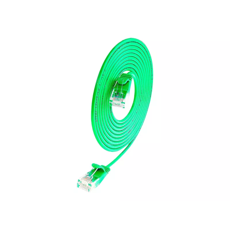 Wirewin SLIM UL6 1 GN - Cat.6 Slim Patchkabel, U/UTP, 1,0 m, Grün PKW-LIGHT-K6 1.0 GN
