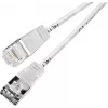 Wirewin Triotronik PKW-LIGHT-STP-K6 5.0 WS - Cat6 STP Patchkabel, RJ-45 Stecker/Stecker, 5m, Weiß