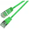 Wirewin Triotronik PKW-LIGHT-STP-K6 0.15 GN Cat6 geschirmtes Patchkabel, Grün, 0,15m