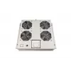 Wirewin FAN ROOF 4V 19-Zoll-Rack-Dachlüftereinheit, 4 Lüfter, 230V, 960 m³/h, Hellgrau