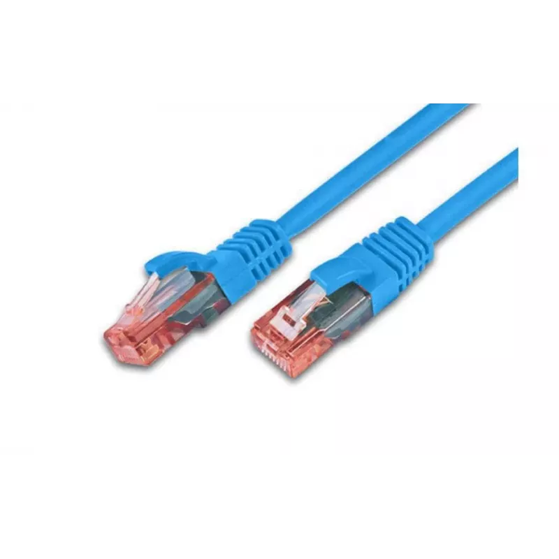 Wirewin PKW-UTP-KAT6 1.0 BL Cat6 U/UTP Netzwerkkabel, 1 m, Blau