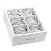 Wirewin SLIM-LS-K6A 1.0 WT 90 - Cat6A U/FTP Slim Patchkabel, 1,0 m, Weiß, 90er-Pack