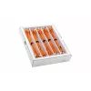 Wirewin SLIM-LS-K6A 0,25 OR 50 Cat6a U/FTP Slim Ethernet Patchkabel, 0,25 m, Orange, 50er-Pack