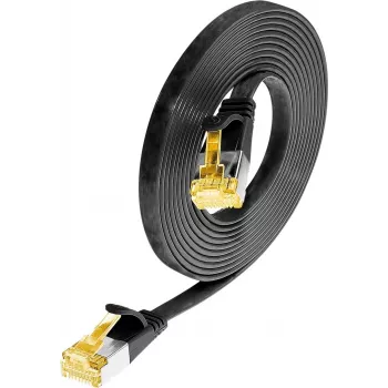 Wirewin Cat6a U/FTP Slim Patchkabel, RJ45, 3m, Schwarz PKW-STP-SLIM-K6A 3.0 SW