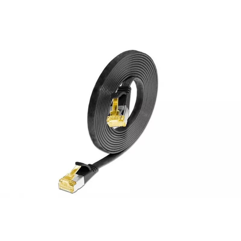 Wirewin Cat6a U/FTP Slim Patchkabel, RJ45, 3m, Schwarz PKW-STP-SLIM-K6A 3.0 SW