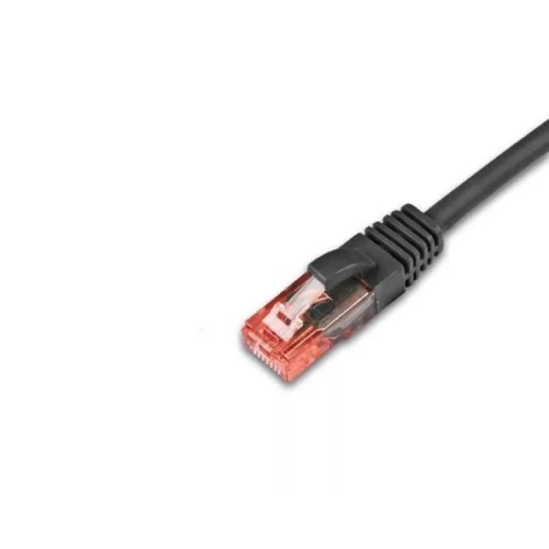 Wirewin PKW-UTP-KAT6 10.0 SW Cat6 U/UTP Netzwerk-Patchkabel, 10 m, Schwarz