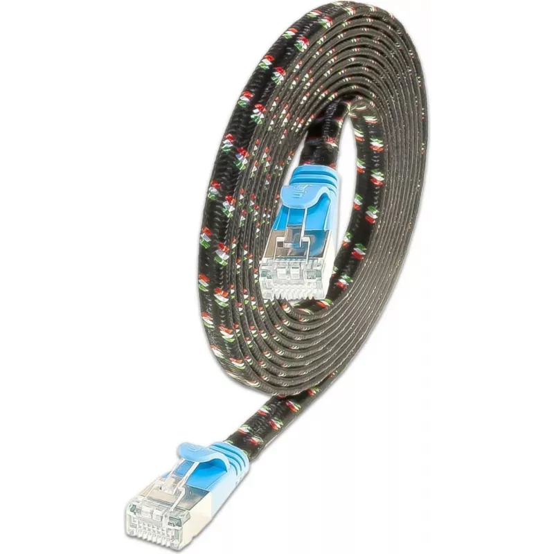 Wirewin Cat.6 SLIM-Tough Patchkabel F/FTP 0,5m Blau PKW-TOUGH-STP-K6 0.5 BL