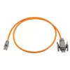 Wirewin Industrial Cat6A S/FTP PUR Patchkabel, IP67 RJ45, 1m, Orange PKW-I1-SF-K6A-PUR 1.0 OR