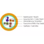 Wirewin VKW SFTP K7 LSOH3 500SXB Cat.7 S/FTP Netzwerkkabel als Bulkware, 500 m, Orange, LSOH3
