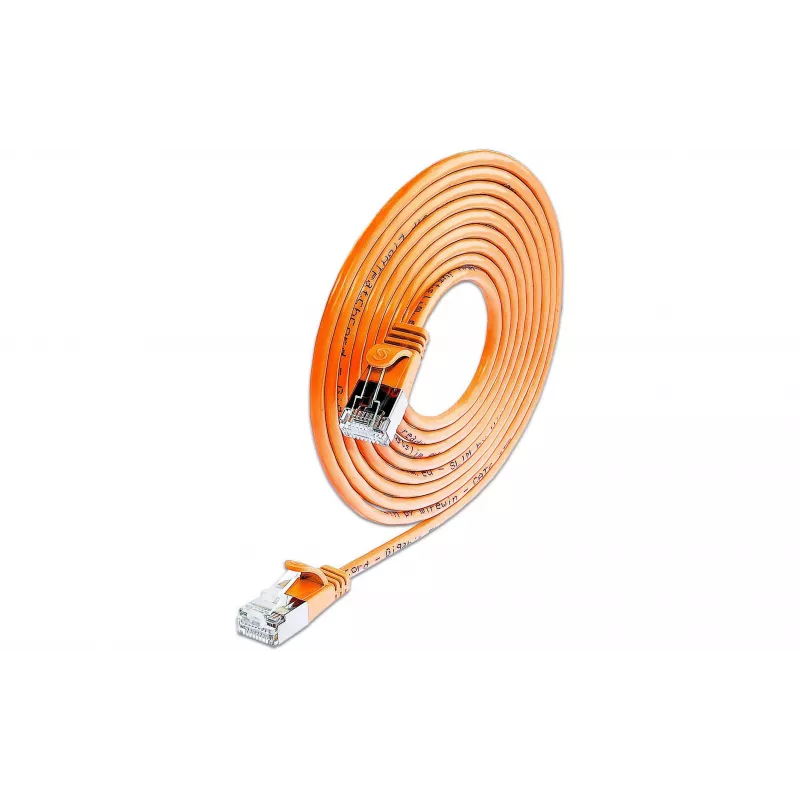 Wirewin SLIM UL6 7,5 m Cat.6 Slim-Light U/UTP Patchkabel, Orange PKW-LIGHT-K6 7.5 OR