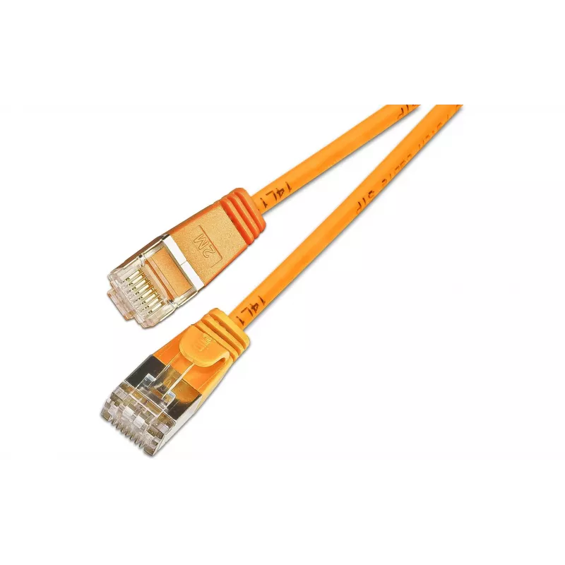 Wirewin SLIM UL6 7,5 m Cat.6 Slim-Light U/UTP Patchkabel, Orange PKW-LIGHT-K6 7.5 OR