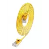 Wirewin SLIM KAT6A 10 Gigabit Light Patchkabel, U/UTP, Ø 3,6 mm, Gelb, 0,1 m SLIM-L-UU-K6A 0.1 YE
