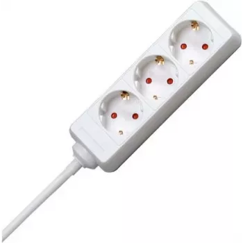 HEINRICH KOPP 3-fach Steckdosenleiste mit 45° gedrehten Steckdosen, 5m Kabel H05VV-F 3G1.5mm², 16A, 250V 128690659