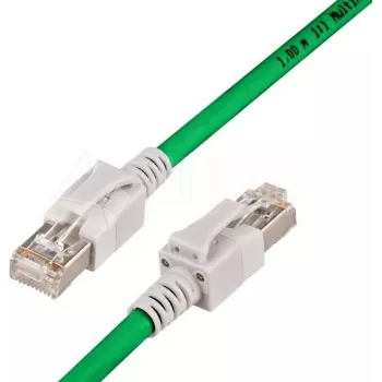 Wirewin PKL-PIMF-KAT6A 1.0 GN Cat6a S/FTP Patchkabel, 1m, Grün