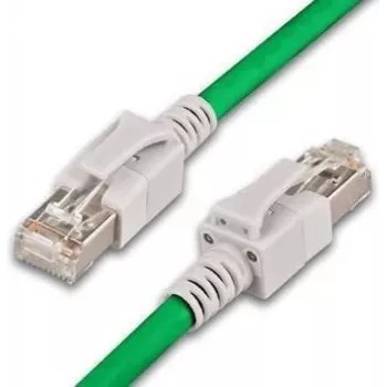 Wirewin PKL-PIMF-KAT6A 1.0 GN Cat6a S/FTP Patchkabel, 1m, Grün