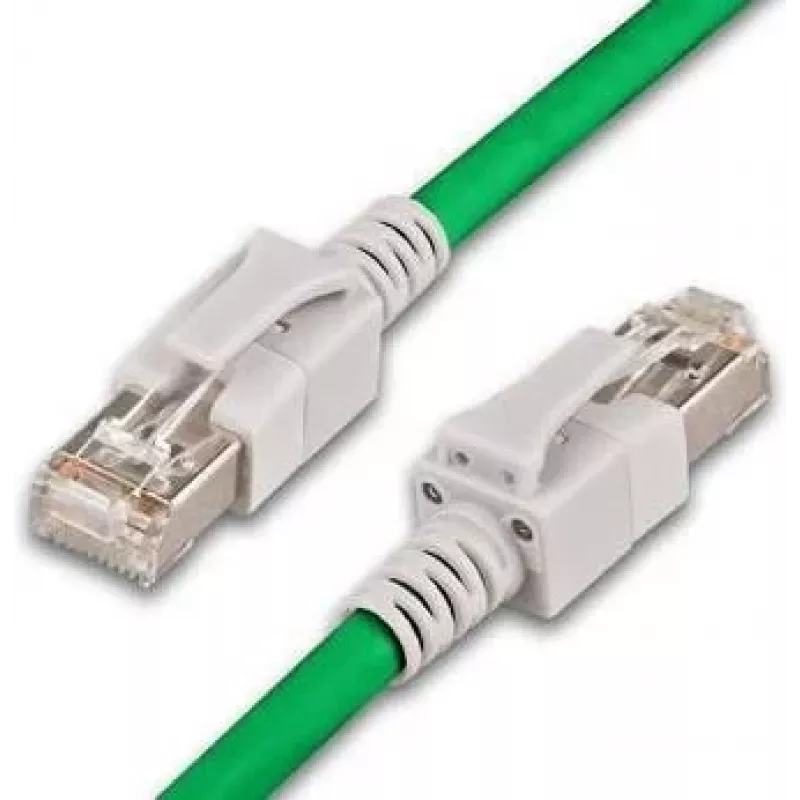 Wirewin PKL-PIMF-KAT6A 1.0 GN Cat6a S/FTP Patchkabel, 1m, Grün
