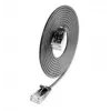 Wirewin SLIM CAT6A 10 Gigabit Slim Patchkabel, U/UTP, 3,6mm Durchmesser, Schwarz, 1,5m SLIM-L-UU-K6A 1.5 BK