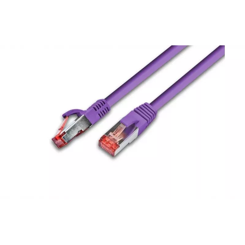 Wirewin PKW-PIMF-KAT6A 7.5 VI Cat6a S/FTP Netzwerk-Patchkabel, 7,5 m, Violett