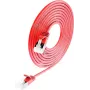 Wirewin Light Patchkabel rund U/FTP Cat 6a Rot 0,1m schlank flexibel PoE PKW-LIGHT-STP-K6A 0.1 RT